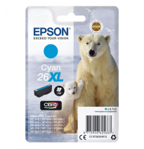 EPSON TINTA CYAN CLARIA PREMIUM Nº 26XL 700PAG. (XP-510/520/600/625/700/720/800/810)