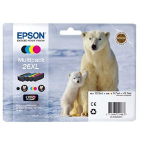 EPSON TINTA MULTIPACK BK/C/M/Y Nº 26XL (CLARIA PREMIUM XP 510 520 600 605 610 615 620 625 700 710 720 800 810 820)