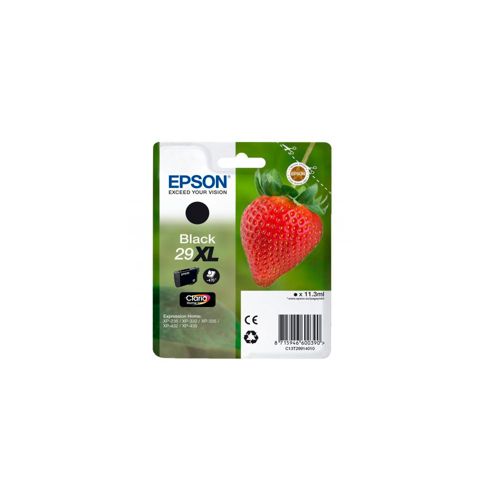 EPSON TINTA NEGRO Nº 29XL 470PAG. (XP-235/332/432/435)