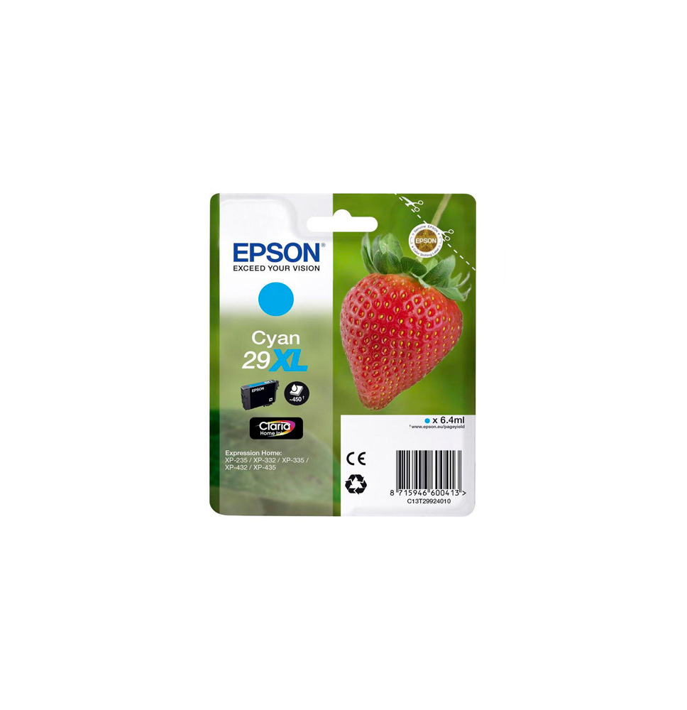 EPSON TINTA CYAN Nº 29XL 450PAG. (XP-235/332/432/435)