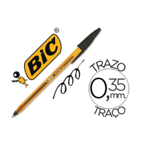 (44325) bolígrafo BIC CRISTAL PUNTA FINA NEGRO (872731)