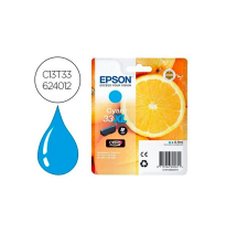 EPSON TINTA CYAN Nº 33XL 650PAG. (EXPRESSION HOME XP-530/540/645/845/900/7100)