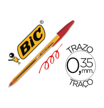 (44327) BIC CRISTAL FINE color ROJO 1 unidades.