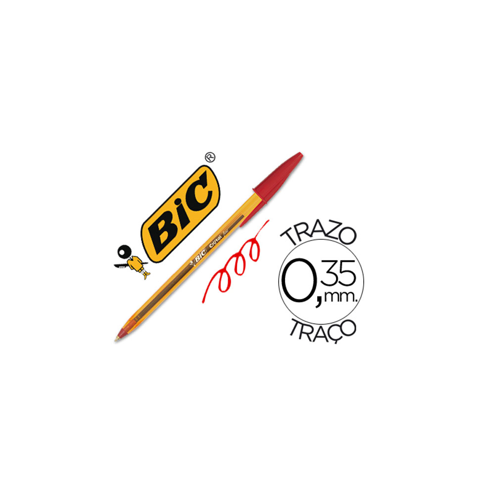 (44327) BIC CRISTAL FINE color ROJO 1 unidades.