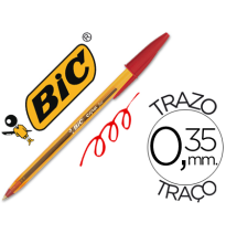 (44327) BIC CRISTAL FINE color ROJO 1 unidades.