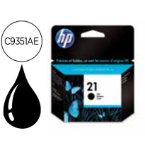 HP TINTA NEGRO Nº 21 190PAG. (OFFICEJET 4315/4355/J6380/5520/ DESKJET 3920/3940/D1460/1470)