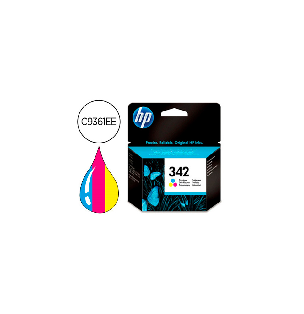 HP TINTA TRICOLOR PSC 1510  PHOTOSMART 2575 C4100  DESKEJET  SERIE  5440 D4160  OFFICEJET 6315 - Nº 342