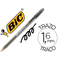 (43669) bolígrafo BIC CRISTAL X-LARGE TINTA NEGRO 1,6 mm (880648)