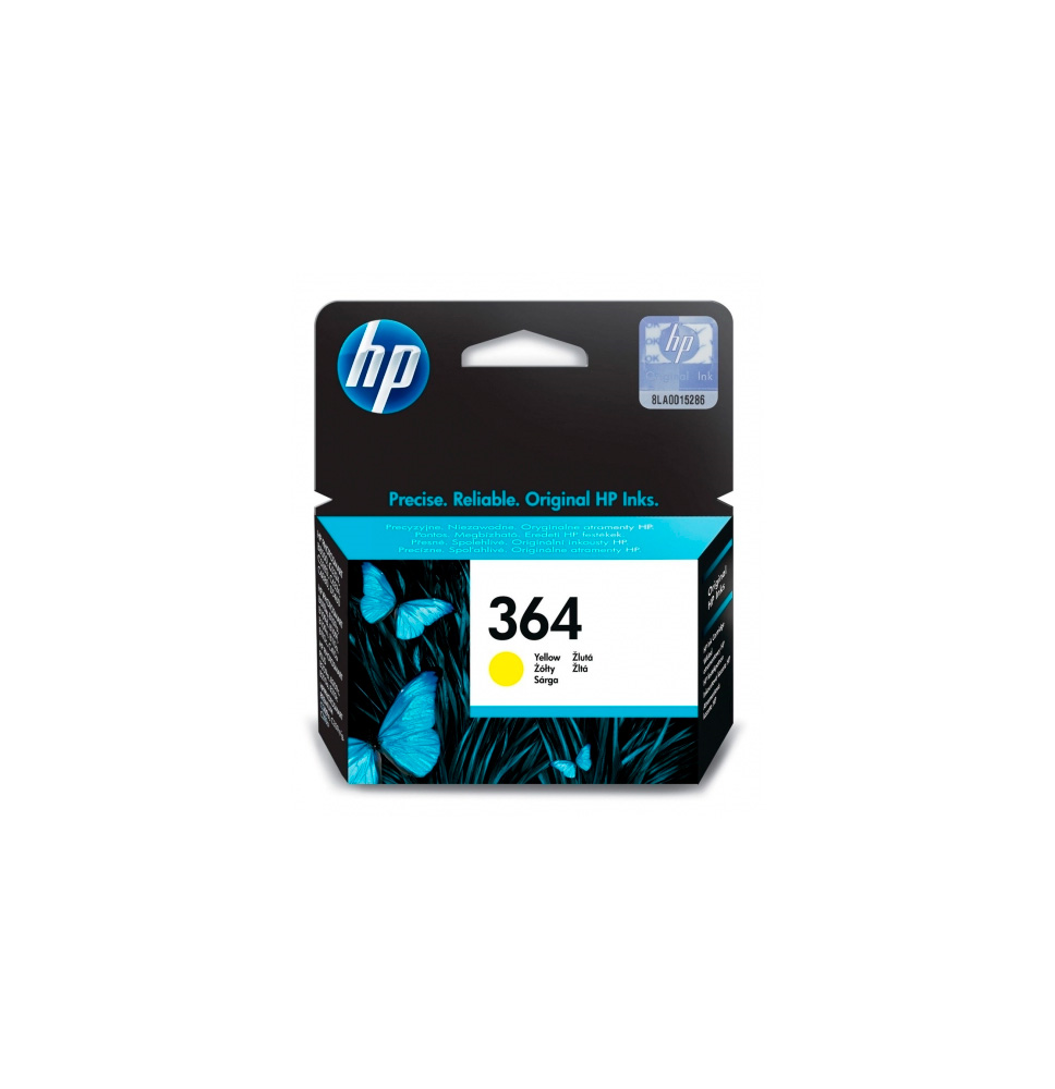 HP TINTA AMARILLO Nº 364 300PAG. (PHOTOSMART 7510/7520/C5324/6380/309/310/410/510)