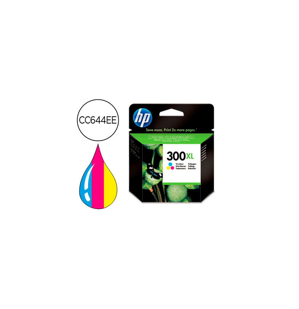 HP TINTA TRICLOR Nº 300XL 440PAG. (DESKJET D1660/2560/5560 ENVY D410)