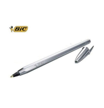 (77723) bolígrafo BIC CRISTAL CELEBRATION PLATA TINTA NEGRA UNIDAD (921339)