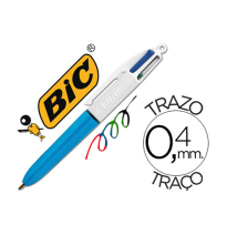 (52732) BIC bolígrafo CUATRO COLORES CLÁSICO PUNTA MEDIA 1 mm 801867 (895958)