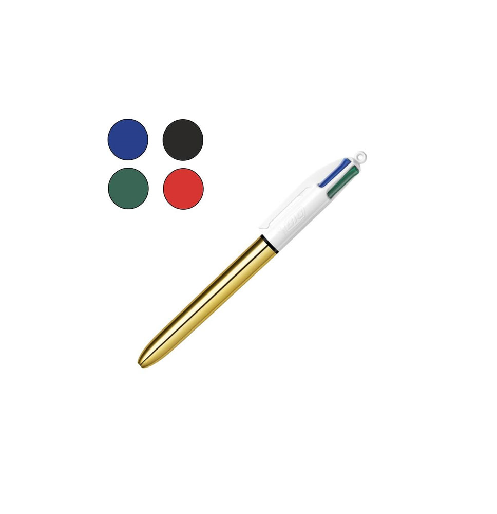 (155817) BIC 4 COLOURS SHINE ORO 1 unidades