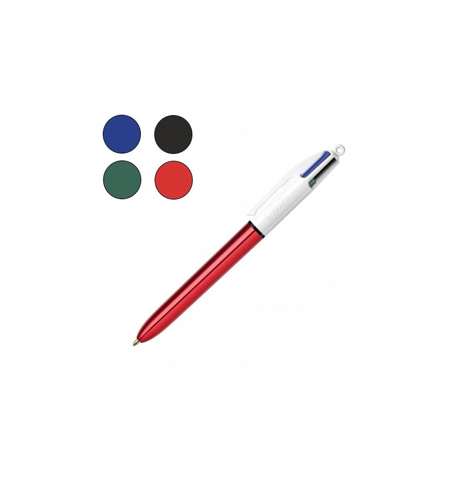 (155816) BIC 4 COLOURS SHINE ROJO 1 unidades