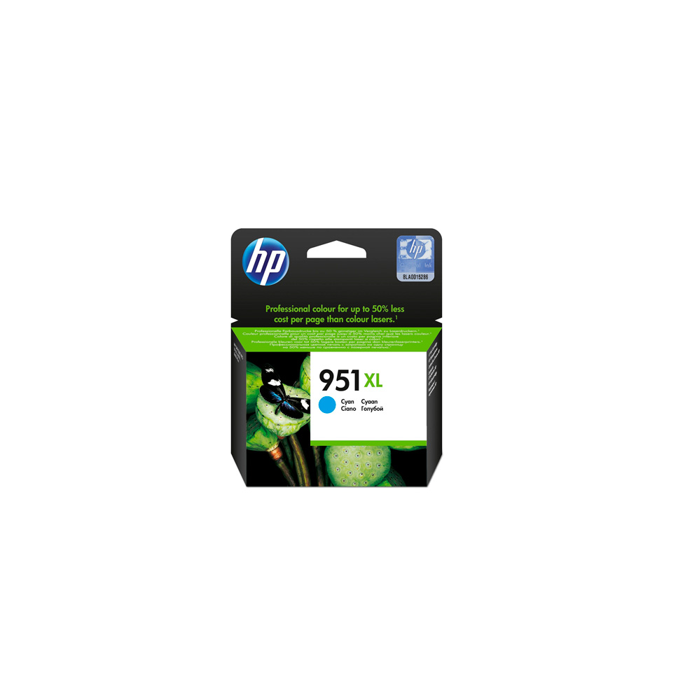 HP TINTA CYAN Nº 951XL 1,5K (OFFICEJET PRO 8100/8600/8610/8615/8616/8620)