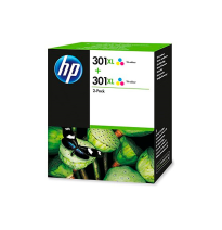 HP TINTA TRICOLOR Nº 301XL PACK 2 (DESKJET 1000/1050/2054/2540/ OFFICEJET 2620/2624/4630/ ENVY 4500 /4504/5530)