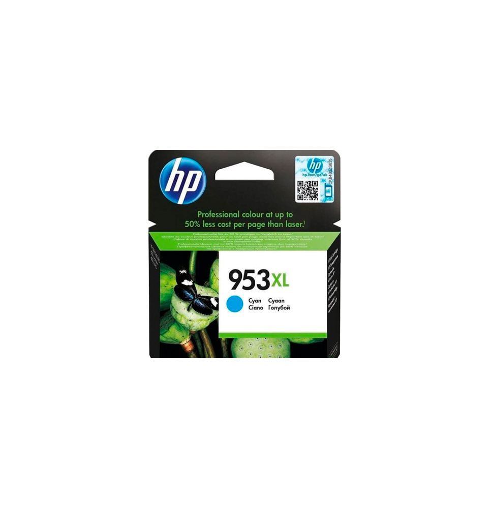 HP TINTA CYAN Nº 953XL 1,6K (OFICEJET PRO 7720/7730/7740/8710/8720/8730/8740)