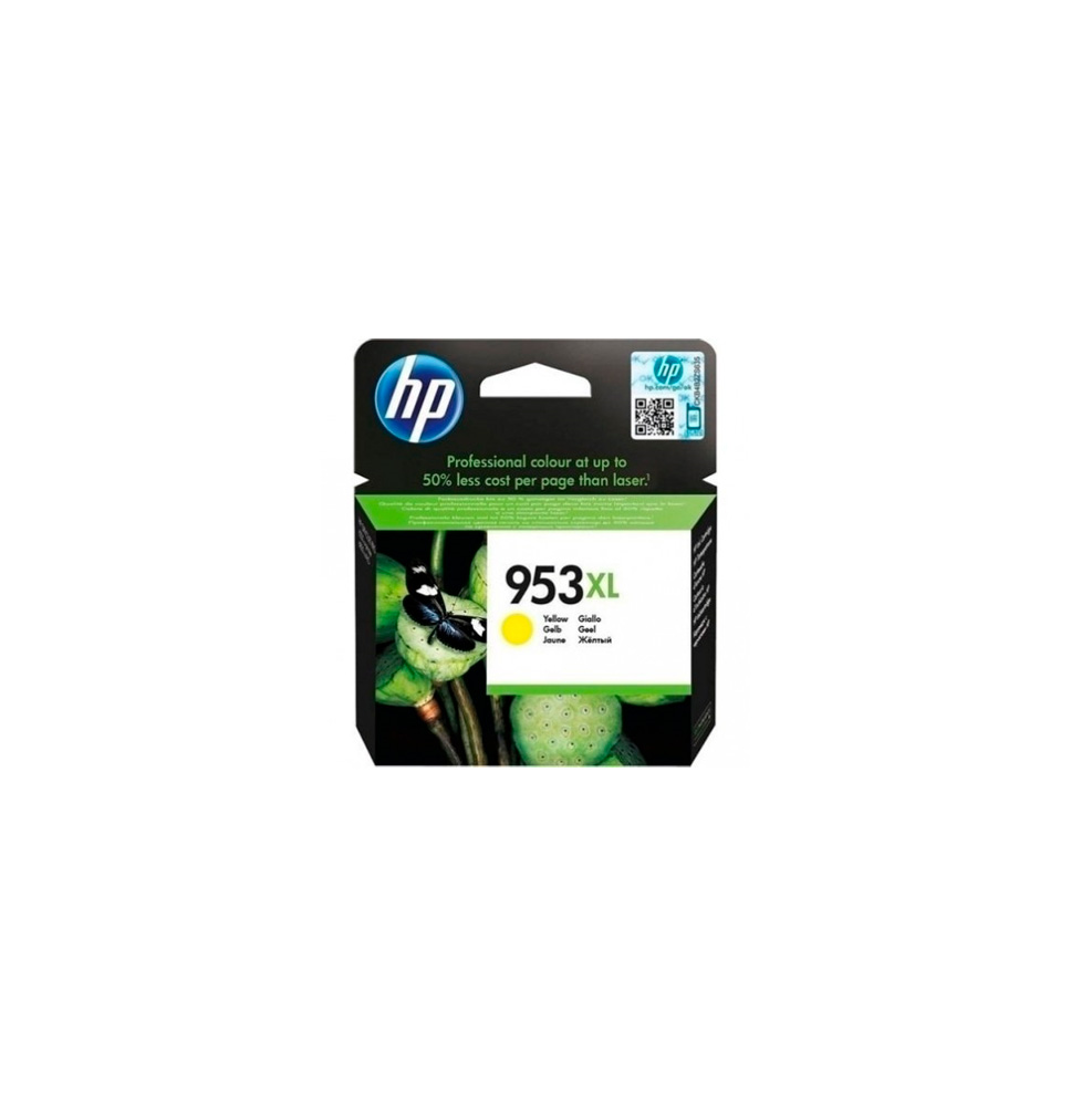 HP TINTA AMARILLO Nº 953XL 1,6K (OFICEJET PRO 7720/7730/7740/8710/8720/8730/8740)