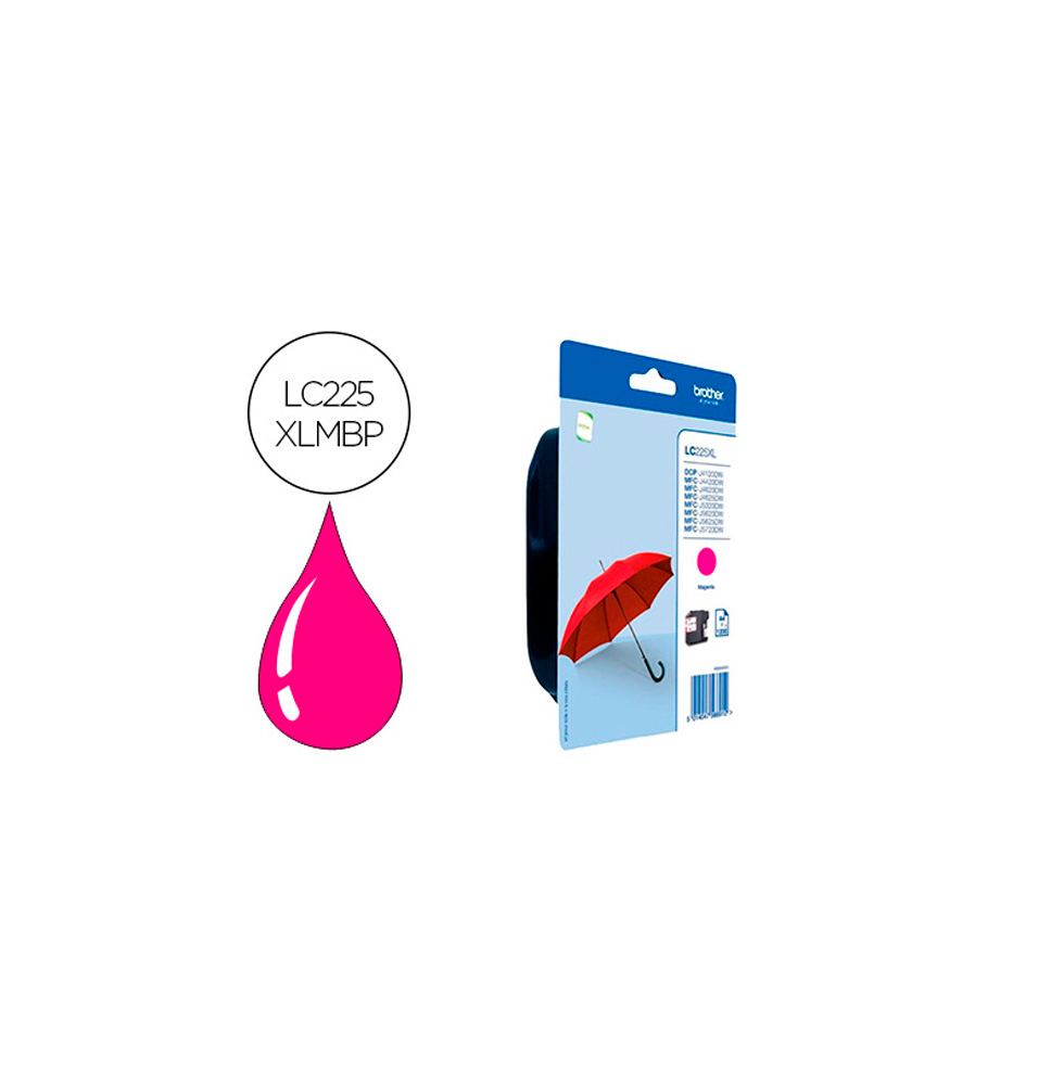 BROTHER TINTA MAGENTA ALTA CAPACIDAD 1,2K  (DCP-J4120DW/MFC-J4420DW/J4620DW)