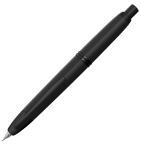 PILOT PLUMA ESTILOGRÁFICA CAPLESS LS 3500 NEGRO MATE. PLUMÍN DE ORO DE 18 KILATES RECUBIERTO DE RHODIO. TRAZO B.