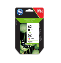 HP TINTA NEGRO + TRICOLOR Nº62 PACK 2 (ENVY 5540/5640/7640)