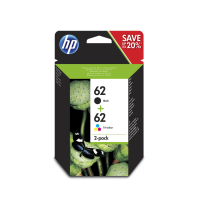 HP TINTA NEGRO + TRICOLOR Nº62 PACK 2 (ENVY 5540/5640/7640)