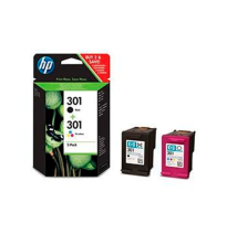 HP TINTA NEGRO + TRICOLOR Nº 301 PACK 2 (DESKJET 1000/1050/2054/2540/ OFFICEJET 2620/2624/4630/ ENVY 4500 /4504/5530)