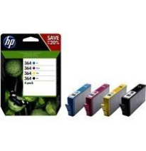 HP TINTA PACK 4 COLORES Nº 364 BK / C / M / Y (PHOTOSMART B109/110/310/410/5510/6520/5380/5460)