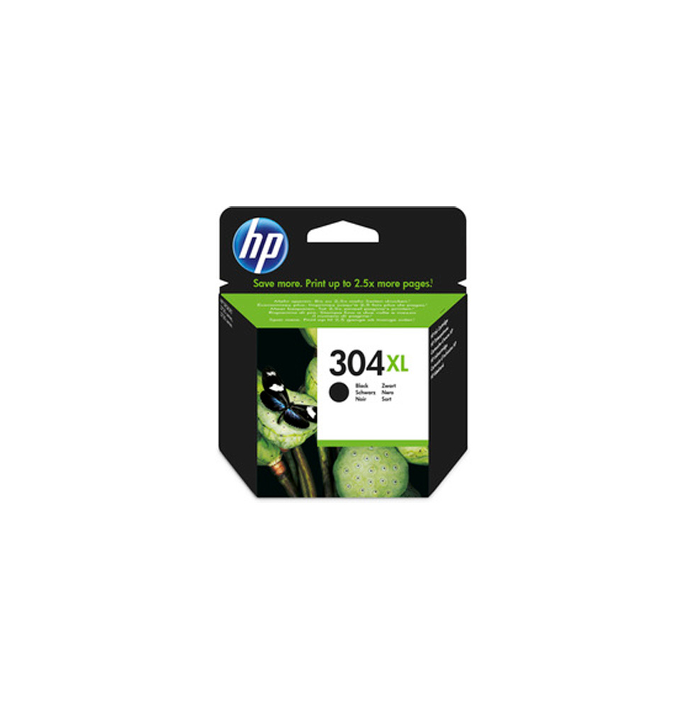 HP TINTA NEGRO Nº 304XL 300PAG. (DESKJET 2620/2630/3735/3750/ ENVY 5010/5030)